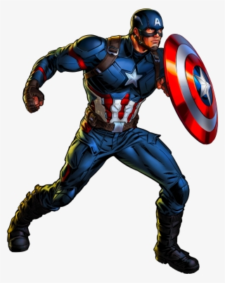 Captain America Clipart Dc Character - Capitan America Marvel Avengers Alliance