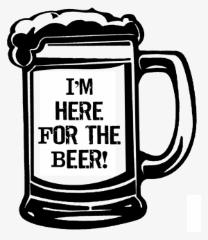 Print Everything On Cardstock And Cut Out - Beer Mug Clipart Black And White