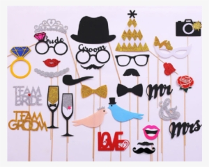 Party / Birthday / Wedding Photo Props Photo Booth - Wedding Booth Props Arabic