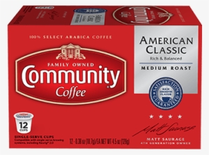 American Classic Coffee Pods 12 Count Compatible With - Count Dark Roast Coffee