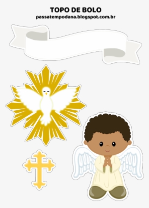 Topo De Bolo - Topo De Bolo De Batismo