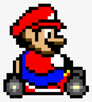 Mario Jump-man Mario - Super Mario Kart Pixel Mario
