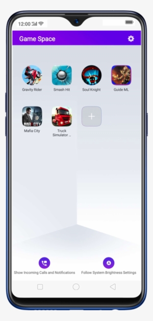 To Enjoy Game Space, Go To [settings] > [game Space] - Space Game Oppo
