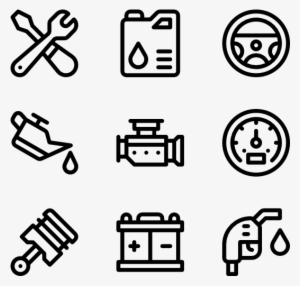 Car Garage 50 Icons - Logistic Icons