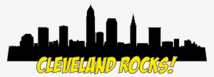 I Have Been In The Cleaning Business Since My First - Cleveland Cityscape Skyline Sticker