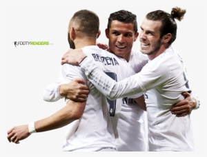 Karim Benzema, Cristiano Ronaldo & Gareth Bale Render - Bale Benzema Cristiano Png