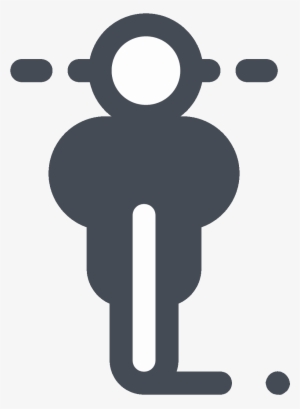 Bike Front View Icon - Bicycle