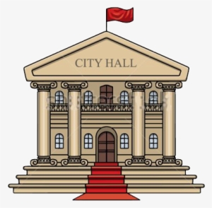 Government Action Council - Cartoon City Hall Building - 450x470 PNG