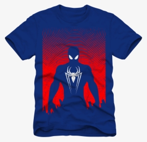 Silhouette Spider Man T Shirt - Men's Spider Man Silhouette T Shirt