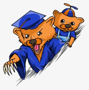 Cub Graduating Cartoon - Cartoon