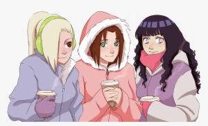 Naruto Girls "all Natural" - Ino Sakura Et Hinata