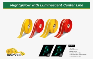 Mighty Line Glow In Dark Floor Tape