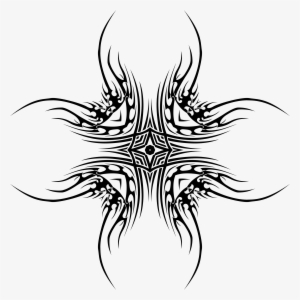 Tribal Sun Clipart Black And White - Tribal Tattoo Designs