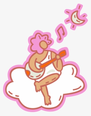 Vector Illustration Of Cupid God Of Desire And Erotic