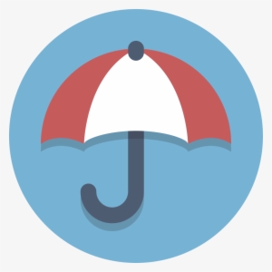 Circle Icons Umbrella - Risk Management Flat Png