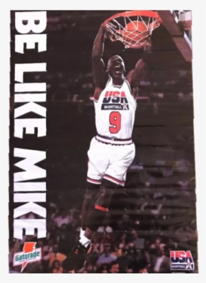 Gatorade Usa Basketball “like Mike” Michael Jordan - Like Mike Michael Jordan