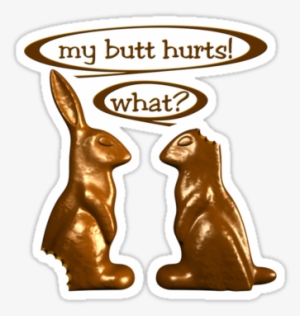 Blog Choc Bunny - Cafepress My Butt Hurts Tile Coaster