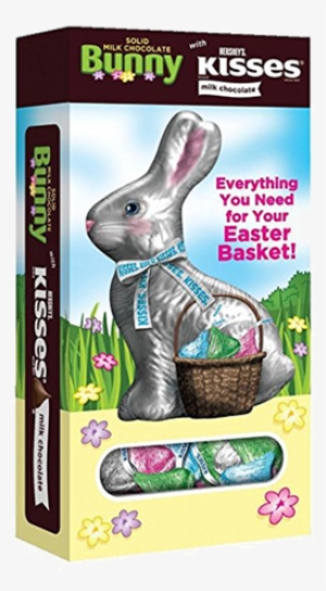 Hershey's Kisses Solid Milk Chocolate Bunny 6 - Hershey's Milk Chocolate Kisses, 12 Oz