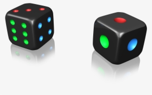 Dice Black Risk Backgammon Icon 812111 - ลูกเต๋า สี