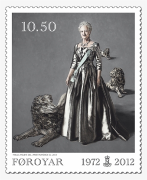 Queen Margrethe Ii Faroe Islands Stamp