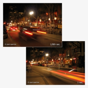 At Longer Exposures Of 10 To 30 Secs If The Camera - Car Motion Light Png