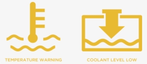 Warning Lights - Low Coolant Light Png