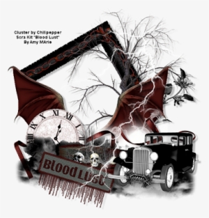 Ct Cluster And Tag *blood Lust* - Graphic Design