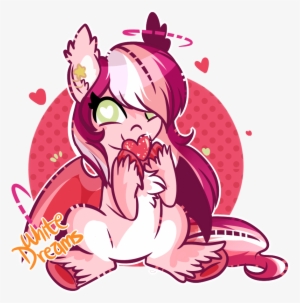 Xwhitedreamsx, Bat Pony, Female, Heart, Mare, Oc, Oc - White Dreams Mlp