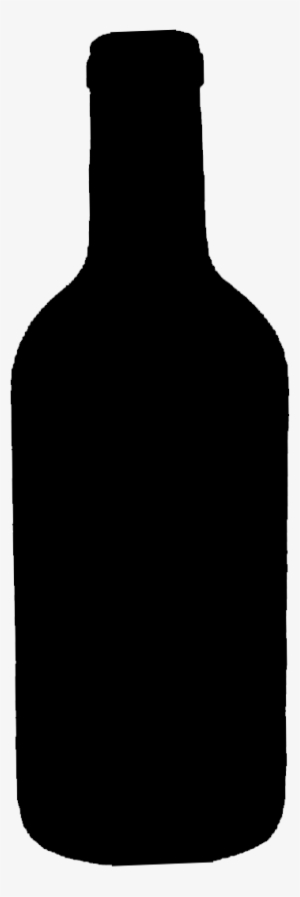 Wine Bottle Silhouette Wall Chalk Board [777983] - Silhouette Of A Bottle