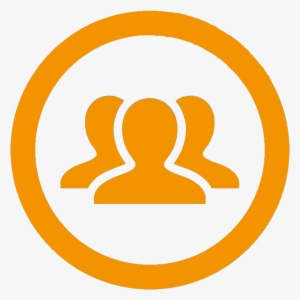 Icon User Conference - People Icon Png Orange