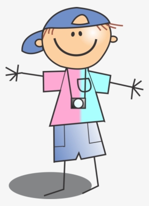 Stick Figure Drawing Child Boy Line Art - Boy Clipart Stick Figure