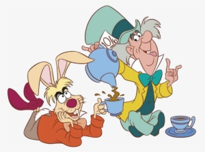 Hare Clipart Mad - Mad Hatter And March Hare People