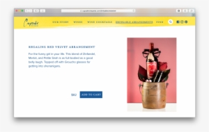 Drinkable Arrangements Red Velvet Page - Portable Network Graphics