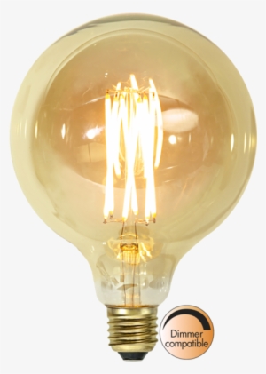 Led Lamp E27 G125 Vintage Gold - Led-lampa E27 G125 Vintage Gold