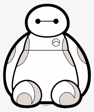 Baymax Front View Png Clipart - Big Hero 6