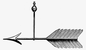 Флюгер Гравюра - Vintage Arrow