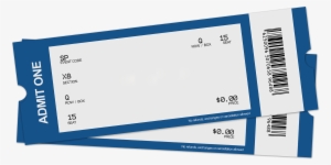 Blank Ticket Clipart - Blank Concert Ticket Png