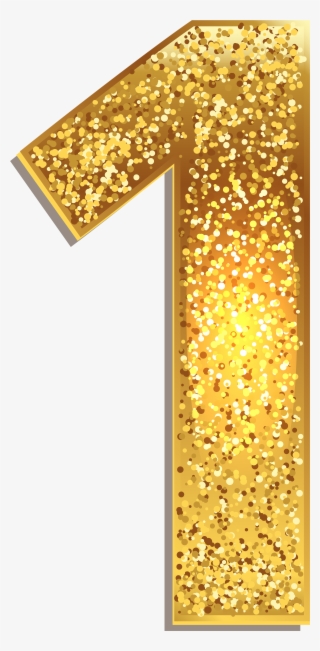 Pin By M Aqib Javaid On Numbers - Gold Number 1 Png