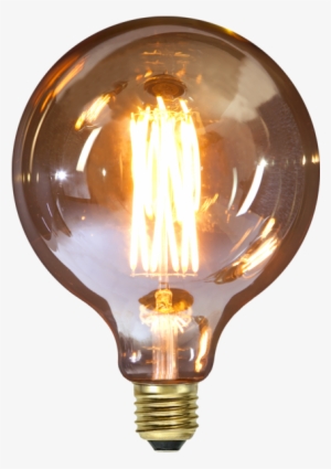 Led Lamp E27 G125 Vintage Gold - Led-lampa Klot, E27 2100k 350lm 4w(30w) - Star Trading