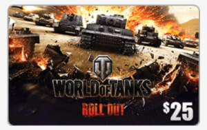 Net World Of Tanks $25 [digital Code] - World Of Tanks Theme