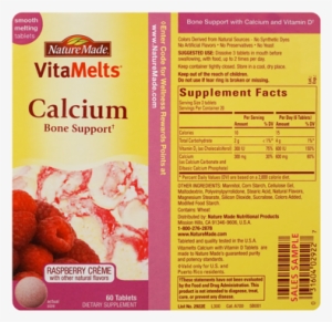 Vita Melts Calcium L - Nature Made Vitamelts Vitamin C Smooth Dissolve Tablets,