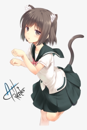Sum Anime Chicks With Neko Ears C - Neko Anime Girl Render