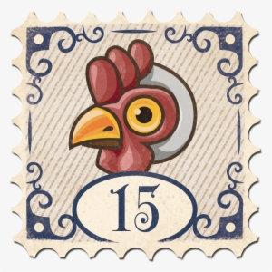 Stamp Fight Cluck Chicken - Chicken Fable