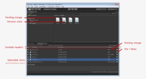 It Features A List-view Of All Your Modified Files - Legend
