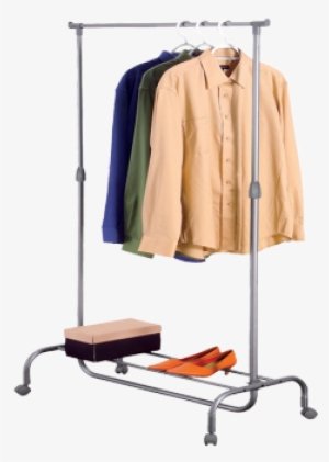 Leostar Cd-1220 Rolling Telescopic Garment Rack - Clothes Hanger