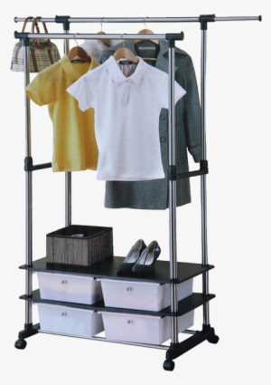 Leostar Cd-1219 Garment Rack With 4 Drawer - Clothes Hanger