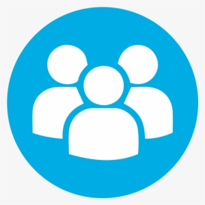 Iconoequipo - People Icon Blue Png