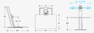 1 - Humanscale Quickstand Lite Qsl