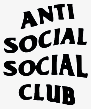 Anti Social Antisocialsocialclub Club Sticker Remixit - Anti Social Social Club Logo