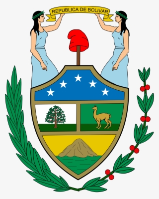 The First Coat Of Arms Of Bolivia, Formerly Named The - Phrygian Cap Us Coat Of Arms